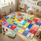 ABC Kids Rug, soft low-pile surface, non-slip backing, compact size - Image 7