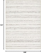 cotiled 9x12 Area Rugs Living Room Rug: Washable Boho Rugs - Image 2