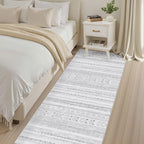 cotiled Hallway 2.6x8 Runner Rugs: Washable Boho Rugs - Image 3