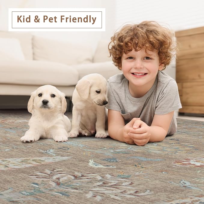 Srugn Washable Rugs 8x10 Area Rugs - Image 6