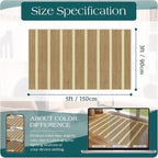 Striped 3x5 Entry Rug - Image 8