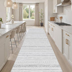 cotiled Hallway 2.6x10 Runner Rugs: Washable Boho Rugs - Image 6
