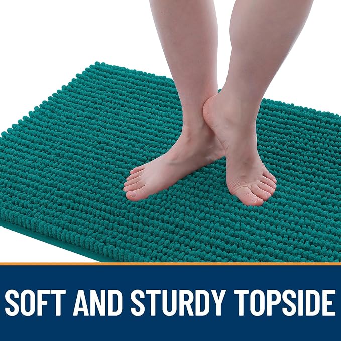 OLANLY Dog Door Mat for Muddy Paws 30x20, Ultra Absorbent Chenille Mud Doormat - Image 3