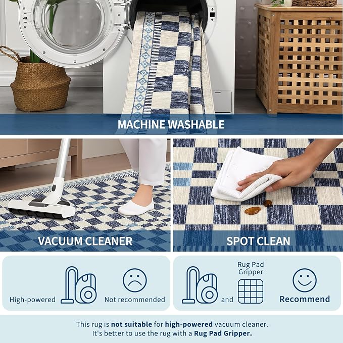 GarveeHome 5x7 Area Rug for Baby Room Non-Slip Low Pile Stain-Resistant Living - Image 7