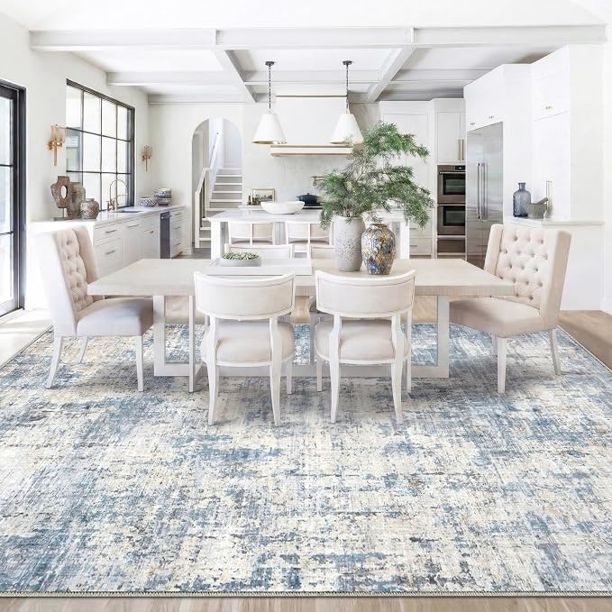 10x14 Area Rugs Washable Living Room Rug-No Slip Soft Carpets Modern Abstract - Image 7