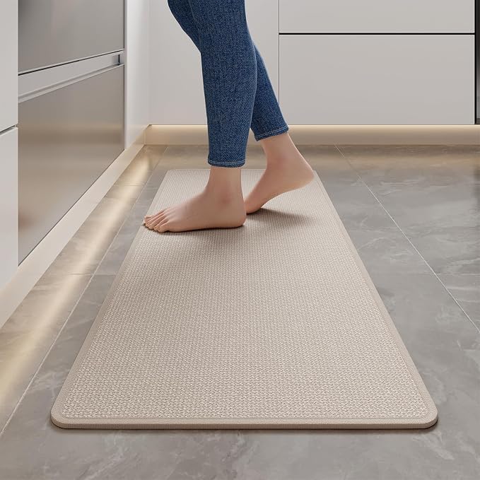 YDKGL Kitchen Mats for Floor, Super Absorbent Kitchen Rugs Non Slip Washable by YDKGL