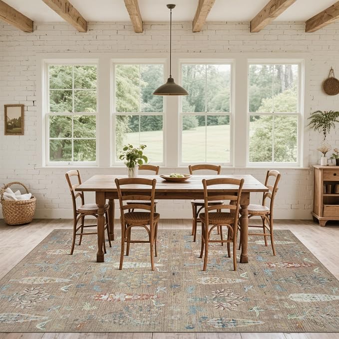 Srugn Washable Rugs 8x10 Area Rugs - Image 7