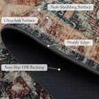 Ruaruarug Washable Area Rug 10x14 - Image 2