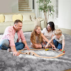5X8 Ultra Soft Rug for Living Room, 5X8 Fluffy Shag Area Rug for Bedroom - Image 5