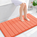 OLANLY Memory Foam Bath Mat 44x24, Super Soft Absorbent Bathroom Rugs, Quick Dry by OLANLY