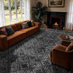 LIANLAM 8x10 Washable Area Rug, Vintage Boho Traditional Pattern, Non-Slip by LIANLAM