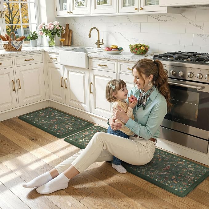 LEEVAN Anti Fatigue Mats for Kitchen Floor Non-Slip, Cushioned Kitchen Mats for - Image 8