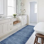 2x8 Washable Hallway Runner Rug – Non-Slip Modern Abstract Neutral Low-Pile - Image 5