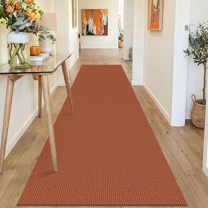 IOHOUZE Washable Runner Rug 3x10 Non Slip Rubber Backed Long Hallway Runner - Image 8