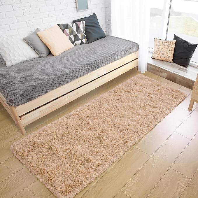 Tepook Soft Runner Rugs for Bedroom Living Room, Fluffy Plush Rug 2x6 for Kids - Image 5
