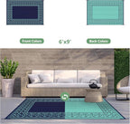 GENIMO Outdoor Rug Waterproof 6'x9' - Image 5