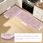 Collive Kitchen Mats Cushioned Anti Fatigue, Waterproof Kitchen Floor Mat Non - Image 2