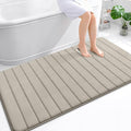 OLANLY Memory Foam Bath Mat 59x35, Super Soft Absorbent Bathroom Rugs, Quick Dry by OLANLY