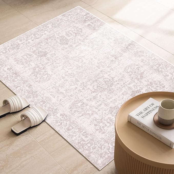 Rugxara 2x3 Door Mat Indoor Entrance, Washable Non Slip Kitchen Bathroom Rugs - Image 2