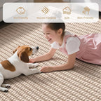 YDKGL 2x6 ft Kitchen Runner Rug Mat Non Slip Boho Woven Hallway Runner Washable - Image 4