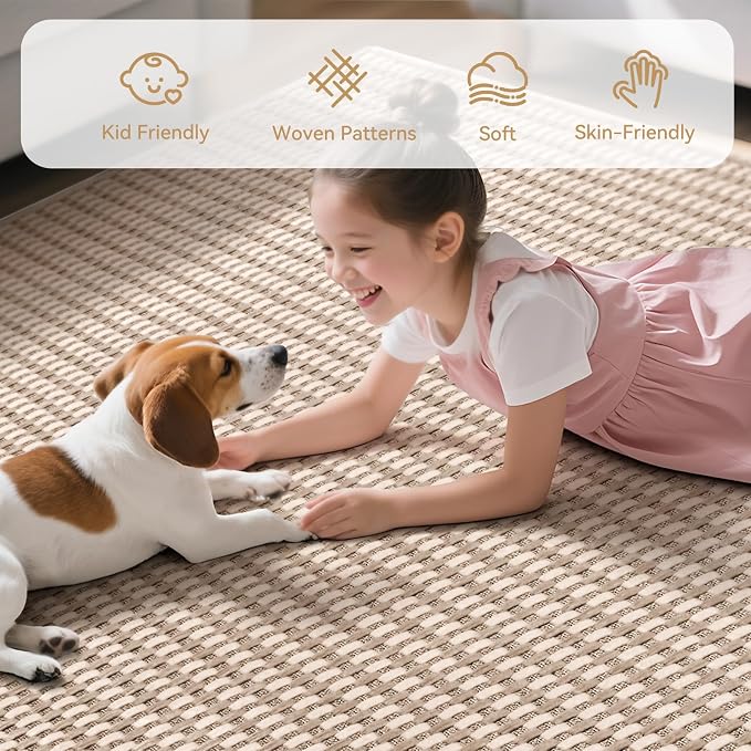 YDKGL 2x6 ft Kitchen Runner Rug Mat Non Slip Boho Woven Hallway Runner Washable - Image 4