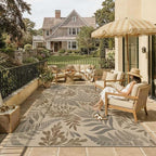 Easy Jute Rug Outdoor Indoor 6x9 Patio Mat Porch Brown Natural Non Slip Area Rug - Image 3
