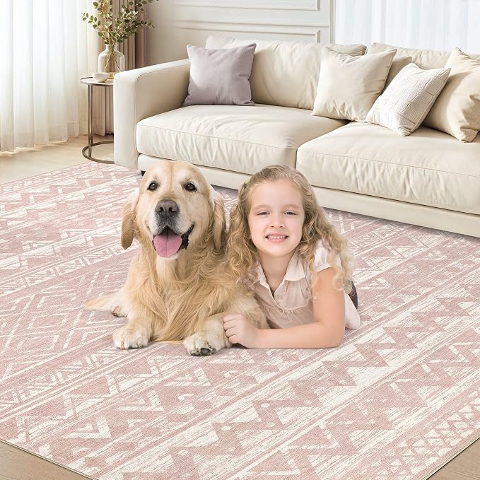 cotiled 5x7 Area Rugs Living Room Rug: Washable Boho Rugs - Image 8