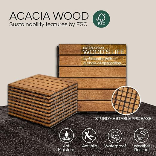 THYOI Premium Deck Tiles, Patio Flooring - Image 4