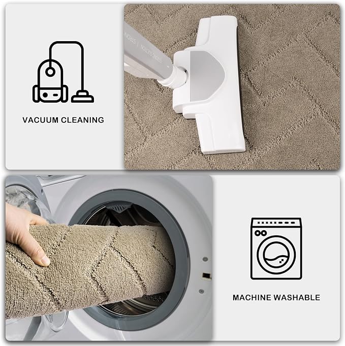 PURRUGS Dirt Trapping Door Mat 24" x 59", Non-Slip Machine Washable Entry Rug - Image 7