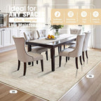 5x7 Area Rugs for Living Room Rug Washable: Abstract Rug for Dining Room - Image 2