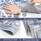 Vaukki Boho Kitchen Rug Sets 3 Pieces, Washable Kitchen Mats - Image 4