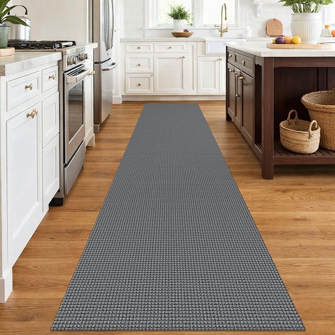 IOHOUZE Washable Runner Rug 2.6x12 Non Slip Rubber Backed Extra Long Hallway - Image 7