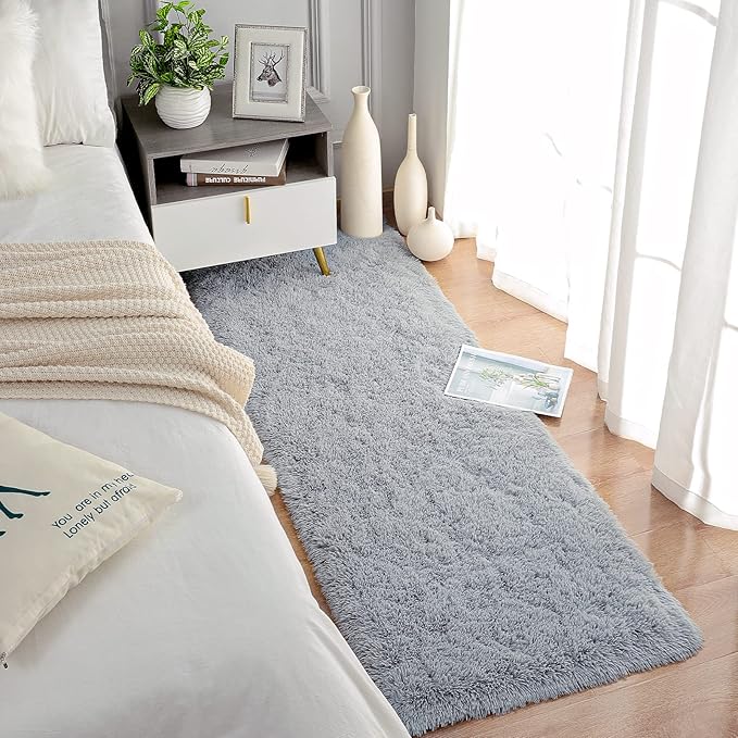 Chicrug Soft Runner Rugs for Bedroom Living Room Plush Fluffy Rug 3x10 Feet - Image 3