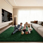 8x10 Area Rugs for Living Room, Large Fluffy Dark Green Rugs for Bedroom - Image 6