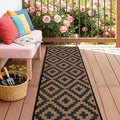 SAND MINE Reversible Mats, Plastic Straw Rug, Modern Area Rug, Large Floor Mat by SANDMIND