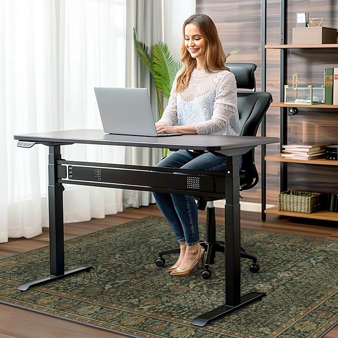 48"x60" Office Chair Mat for Hardwood Tile Floor, Under Desk Carpet Protector - Image 2