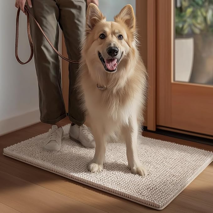 EHEYCIGA Super Absorbent Dog Door Mat by EHEYCIGA