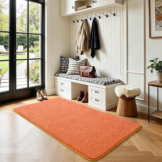 Keeko 2x4 Area Rugs for Living Room, Soft Modern Memory Foam Bedroom Rug - Image 2