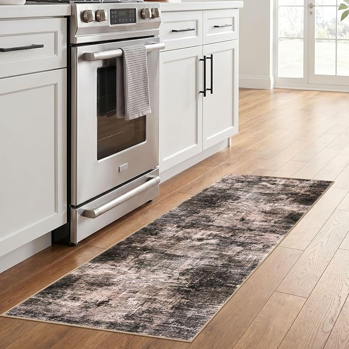 IOHOUZE Abstract Runner Rug 2x6 Ft Washable Runners - Image 2