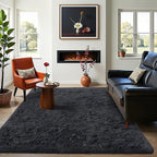 OLANLY 4x10 Area Rugs for Living Room Bedroom, Machine Washable Soft Fluffy - Image 6