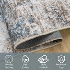 8x10 Area Rugs for Living Room Rug Washable: Abstract Large Rug for Dining Room - Image 4