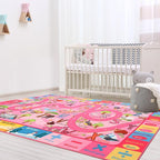 Terrug Kids Rug for Playroom, Educational Classroom Rug for Kids Room, Washable - Image 5