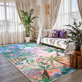 LIVEBOX Machine Washable Area Rugs 8x10 Lavender Girls Bedroom Rug, Soft by LIVEBOX