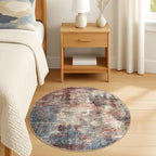 IOHOUZE Round Area Rug 3 Ft Circle Entryway Rugs Round Washable Door Mat Indoor - Image 8