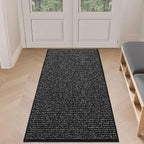 BEQHAUSE Dirt Trapper Door Mat 24" x 60", Non-Slip Washable Doormats Entrance by BEQHAUSE
