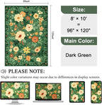 DUKINO 8x10 Area Rug, Floral Rugs - Image 2