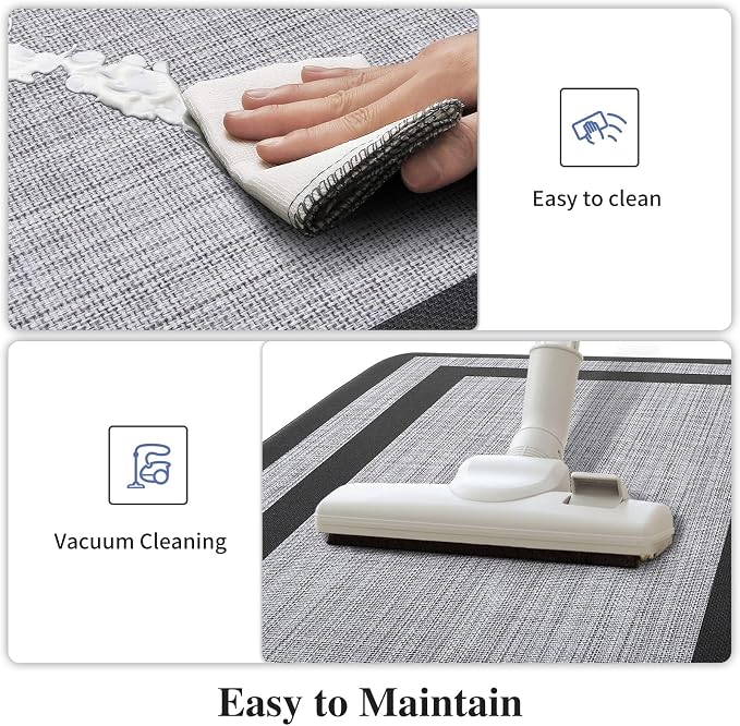 Mattitude Kitchen Mats Set of 2, Cushioned Anti-Fatigue Non-Skid Rug Sets - Image 5