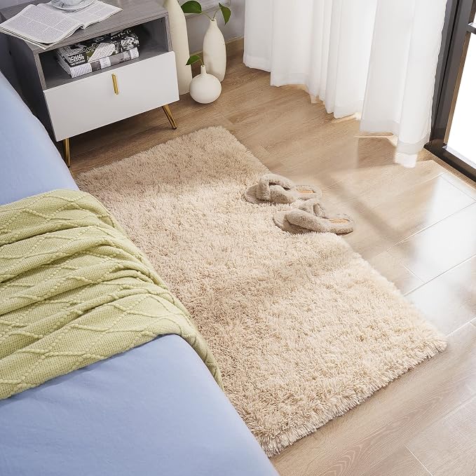 BENRON Fluffy Runner Rugs 2x4, Soft Long Runners - Image 2