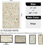 DUKINO 4x6 Rug, Washable Animal Area Rug - Image 2