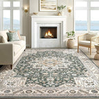 Vintage Living Room Area Rug 9x12 - Image 6